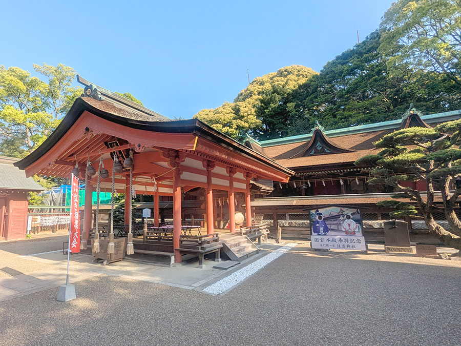 山口県下関市の一の宮「住吉神社」の写真
