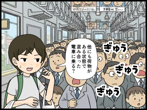 綺麗なケーキを見て欲しくなるが、キレイに持って帰れる自信がなくて買わずに帰る人の4コマ漫画