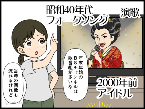 20年という時の流れに驚愕する中年の４コマ漫画